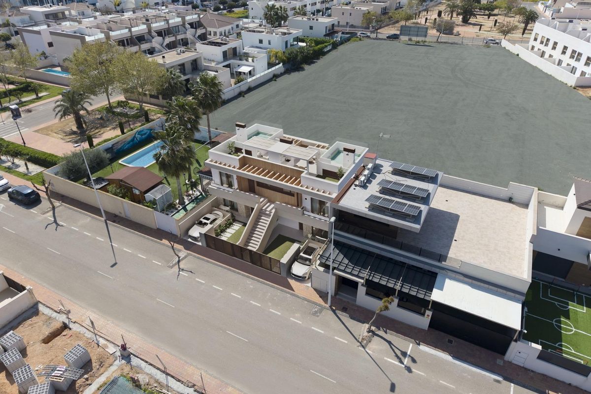 San Pedro bungaló hálószobája