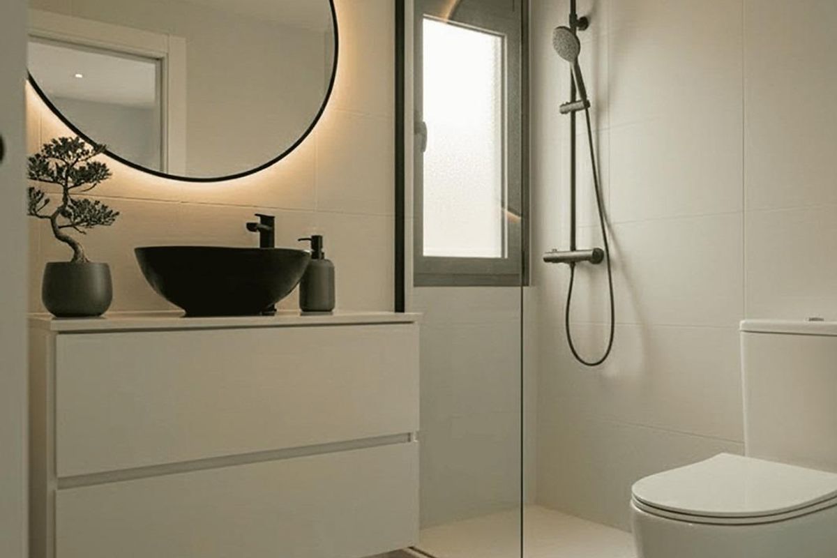 Küchenbereich mit moderner Ausstattung