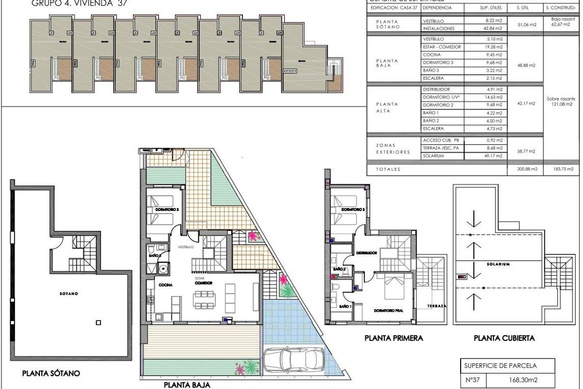 3-Bedroom Town House in Monforte del Cid