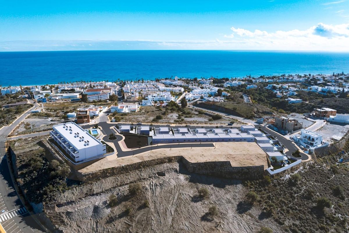 Tágas terasz tengeri kilátással Mojácar Playa