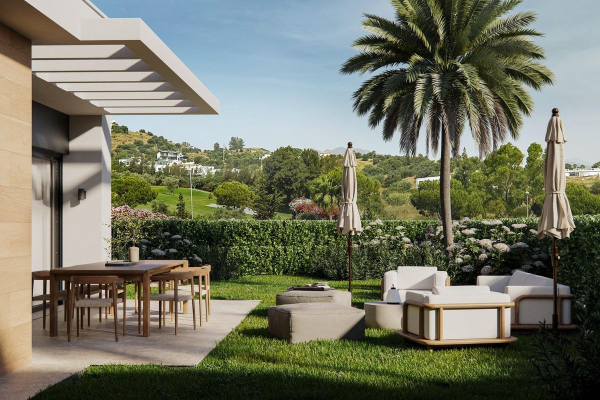 Terrace view from Mijas town house