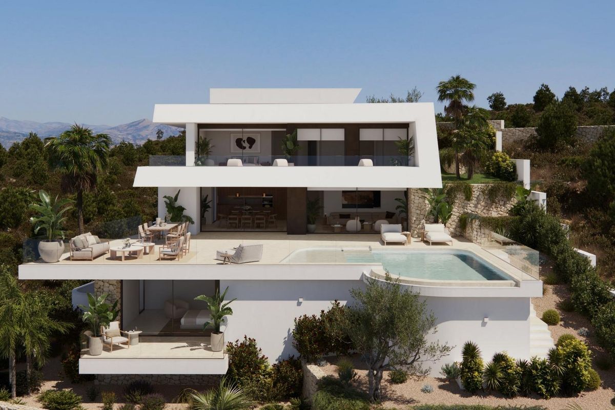 Háromszintes villa Benitachell Costa Blanca
