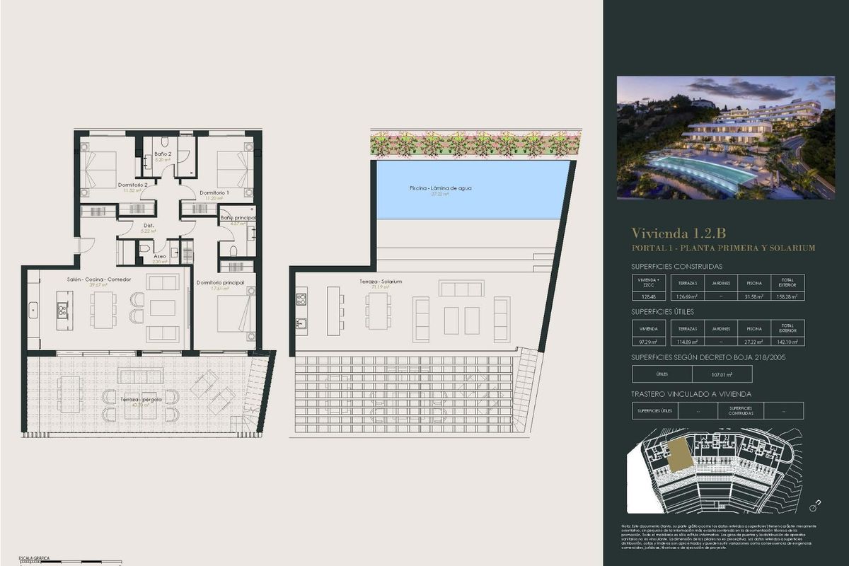 Exterieur van penthouse complex Benahavís