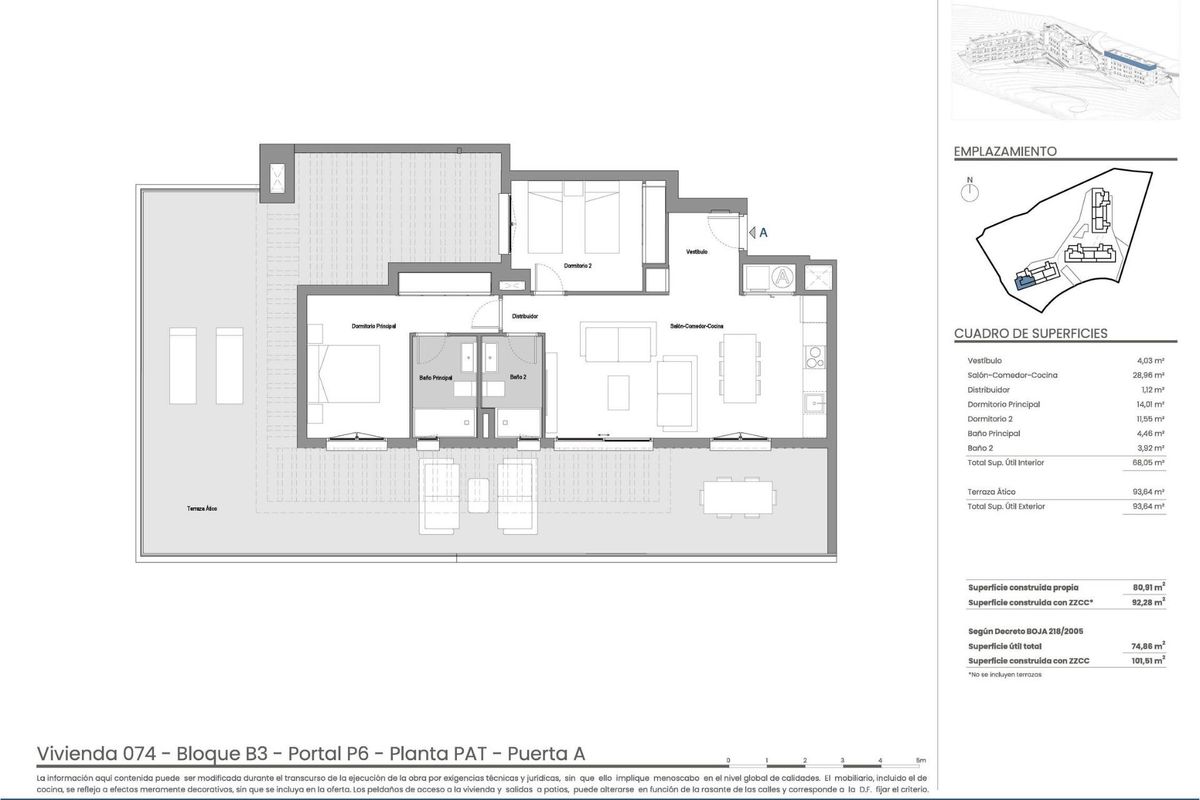Penthouse Mijas modern kialakítás