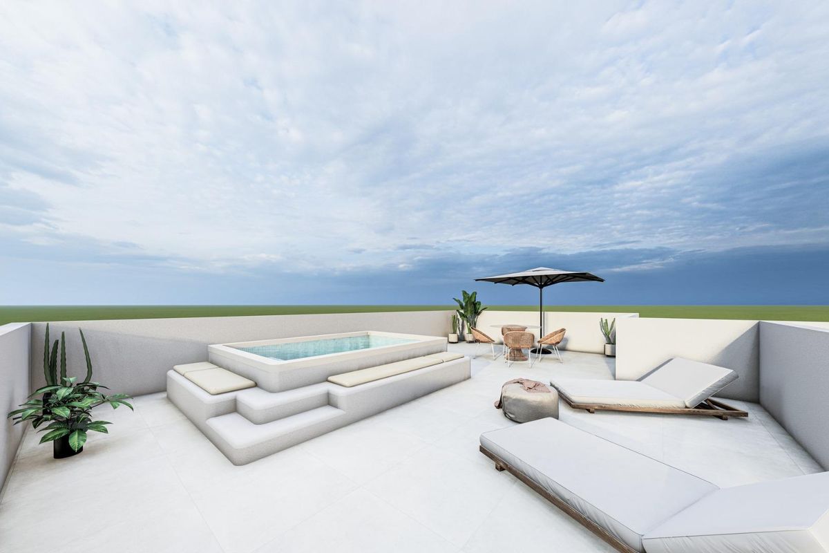 Kleinschalige nieuwbouwwoningen in San Pedro del Pinatar, op slechts 800 m van het strand