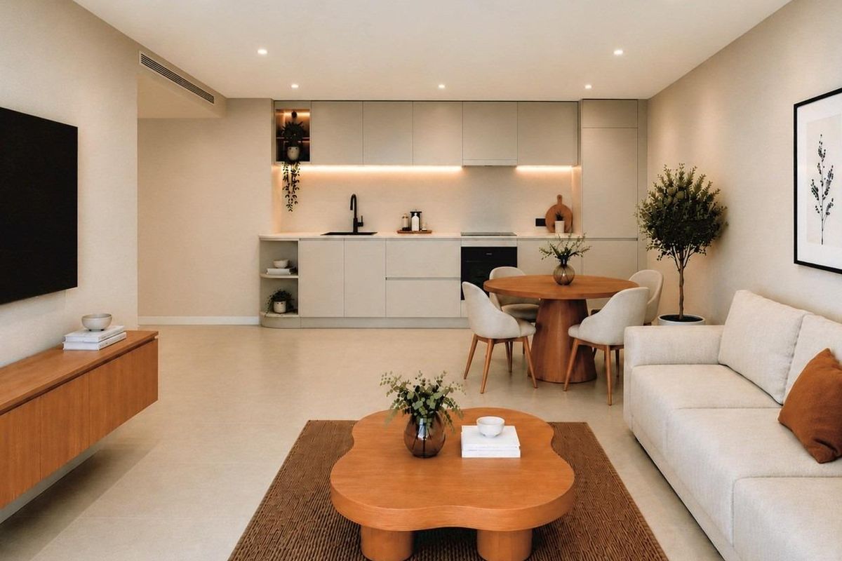Contemporary bathroom in Torrevieja apartment