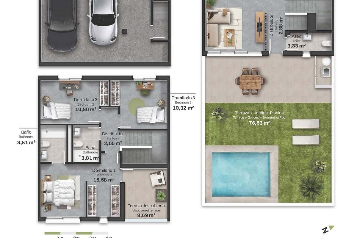 3-Hálószobás Townhouse Mojácar Tengeri Kilátás - Kép 8