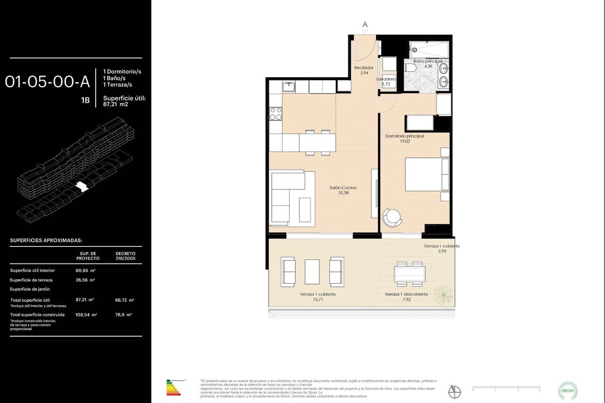 1-Bed Apartment Torremolinos Terrace - Image 20