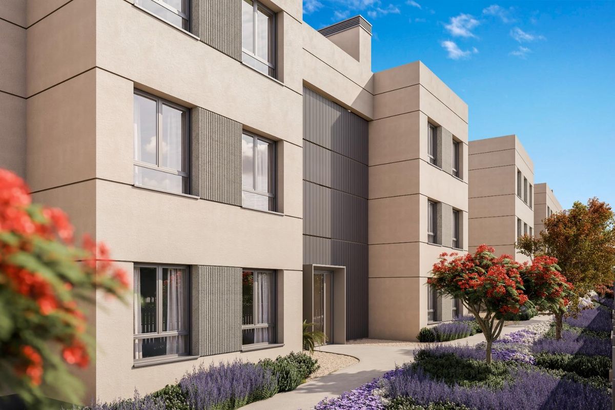 Slaapkamer met uitzicht Estepona penthouse