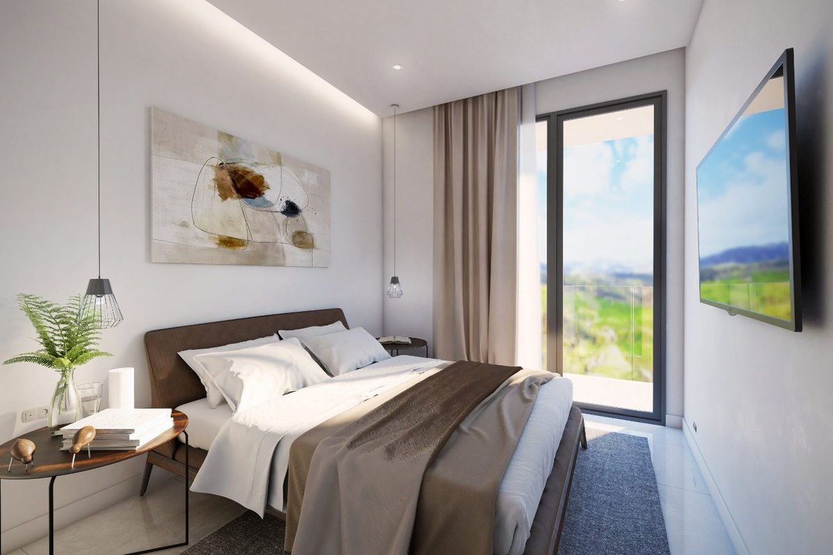 Exterior view of Mijas apartment complex