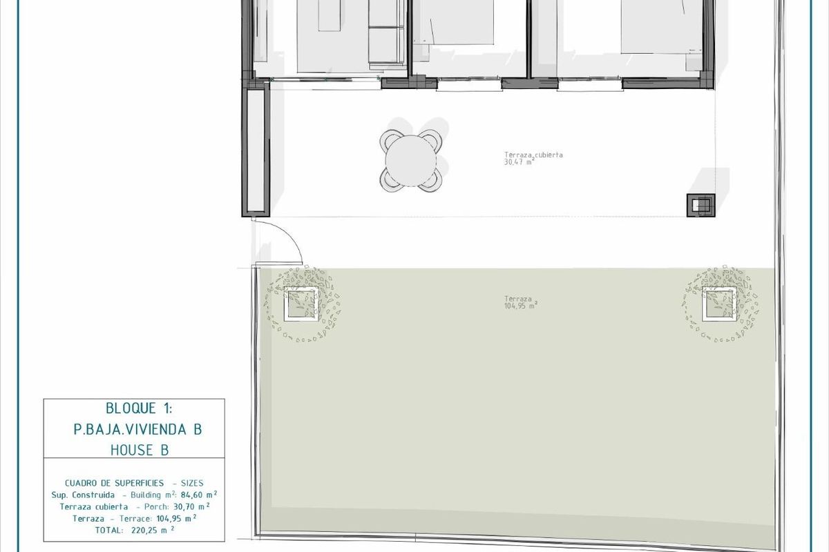 Parkeerplaats en berging bij appartement Vera