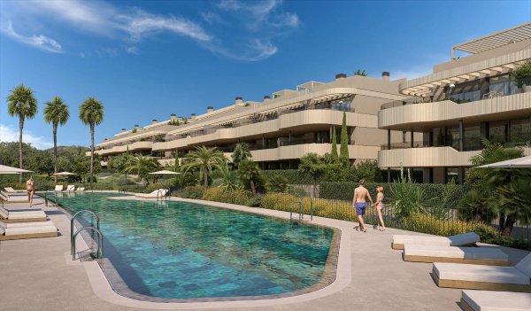 2-Slaapkamer Benedenwoning Estepona Terras