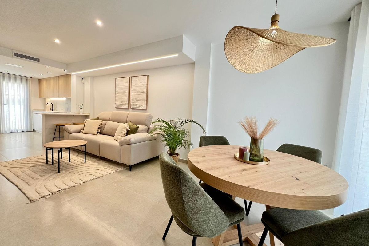 Ground floor terrace of Benferri town house