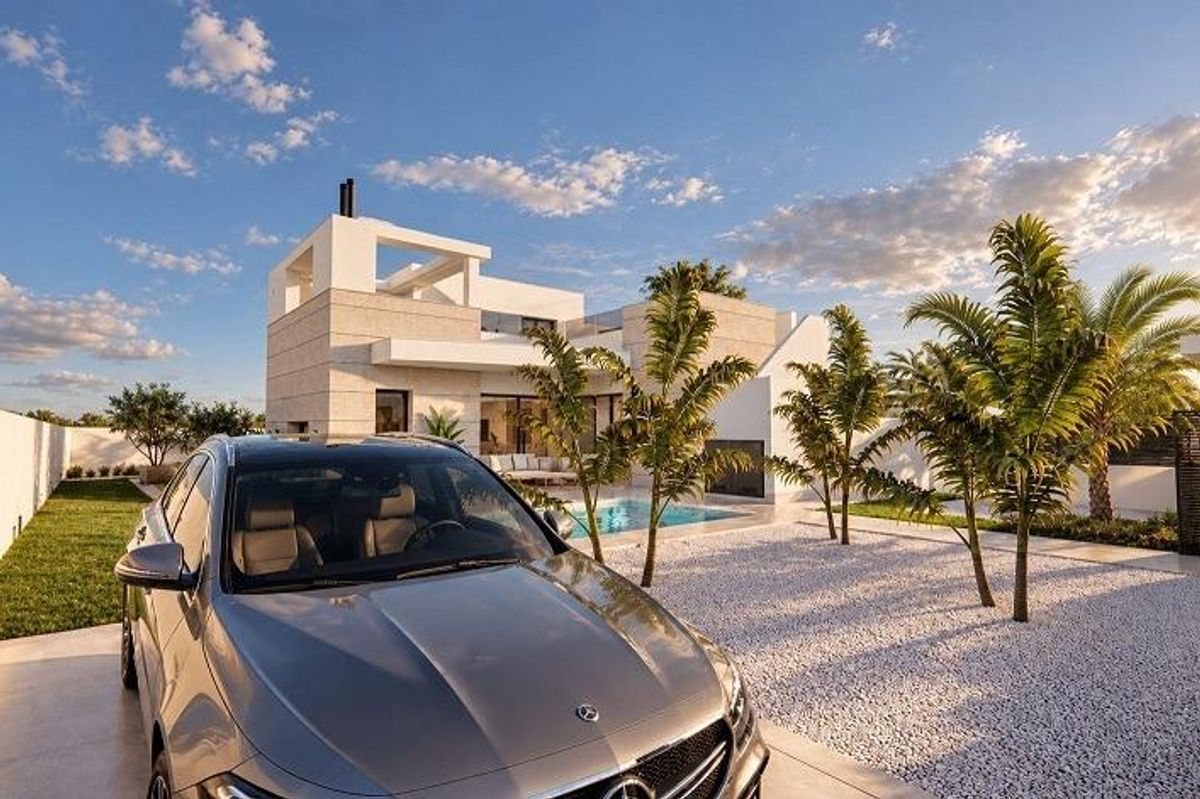 Wohnzimmer der Villa in San Luis