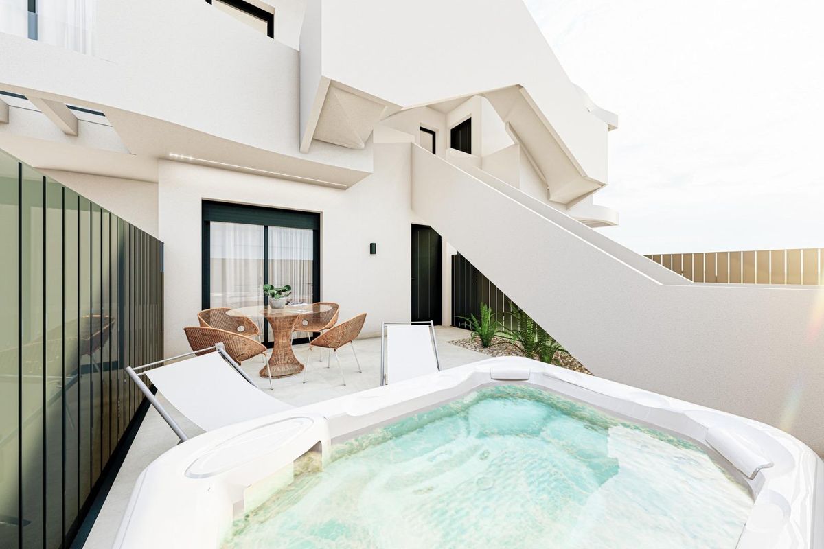 Kleinschalige nieuwbouwwoningen in San Pedro del Pinatar, op slechts 800 m van het strand