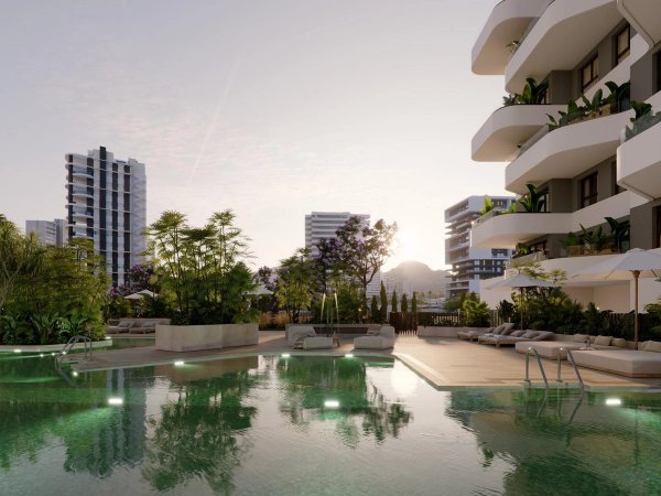 Moderne nieuwbouwwoningen in Calpe Op slechts 450 m van Playa del Cantal Roig