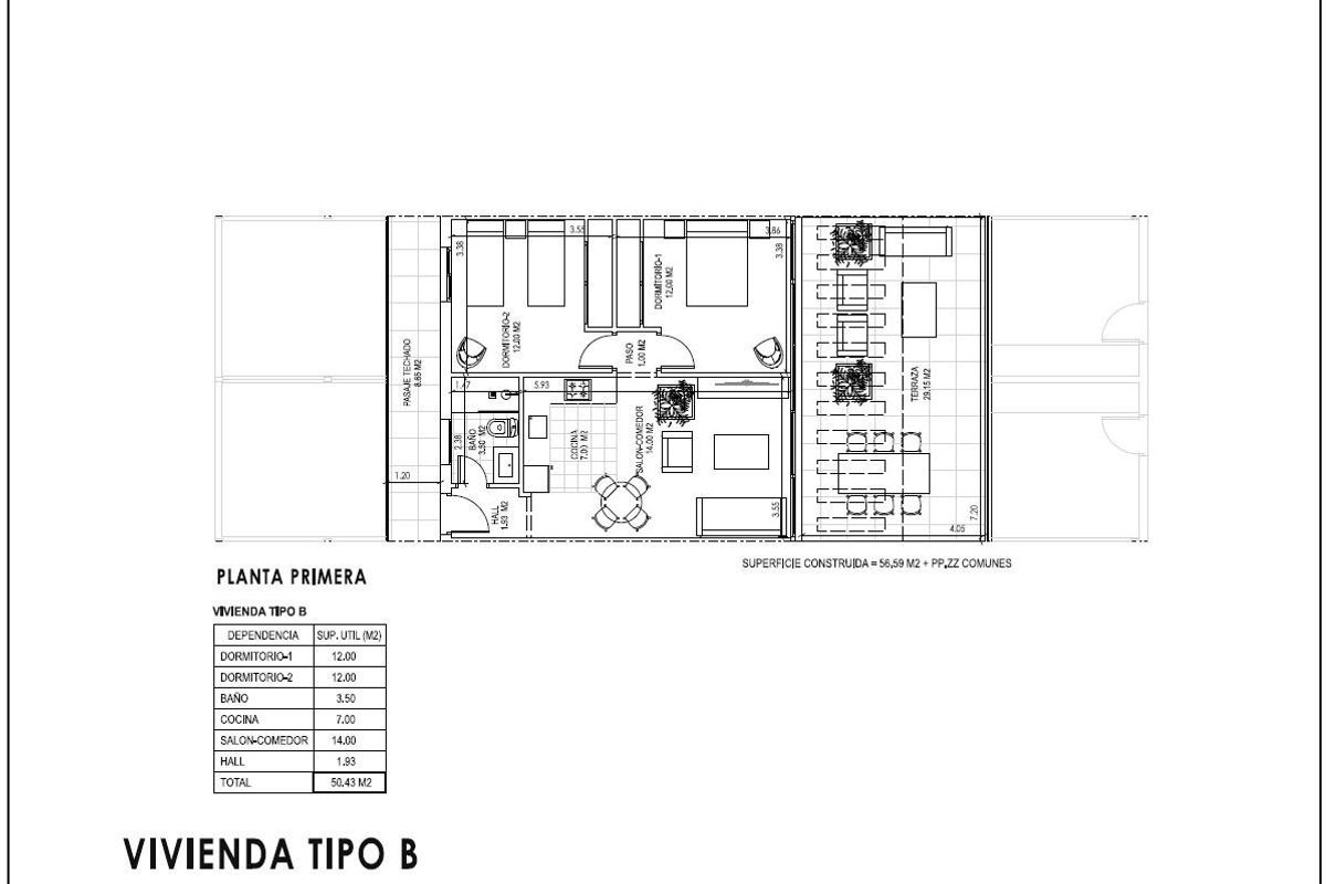 Parking area at Vera Playa apartment