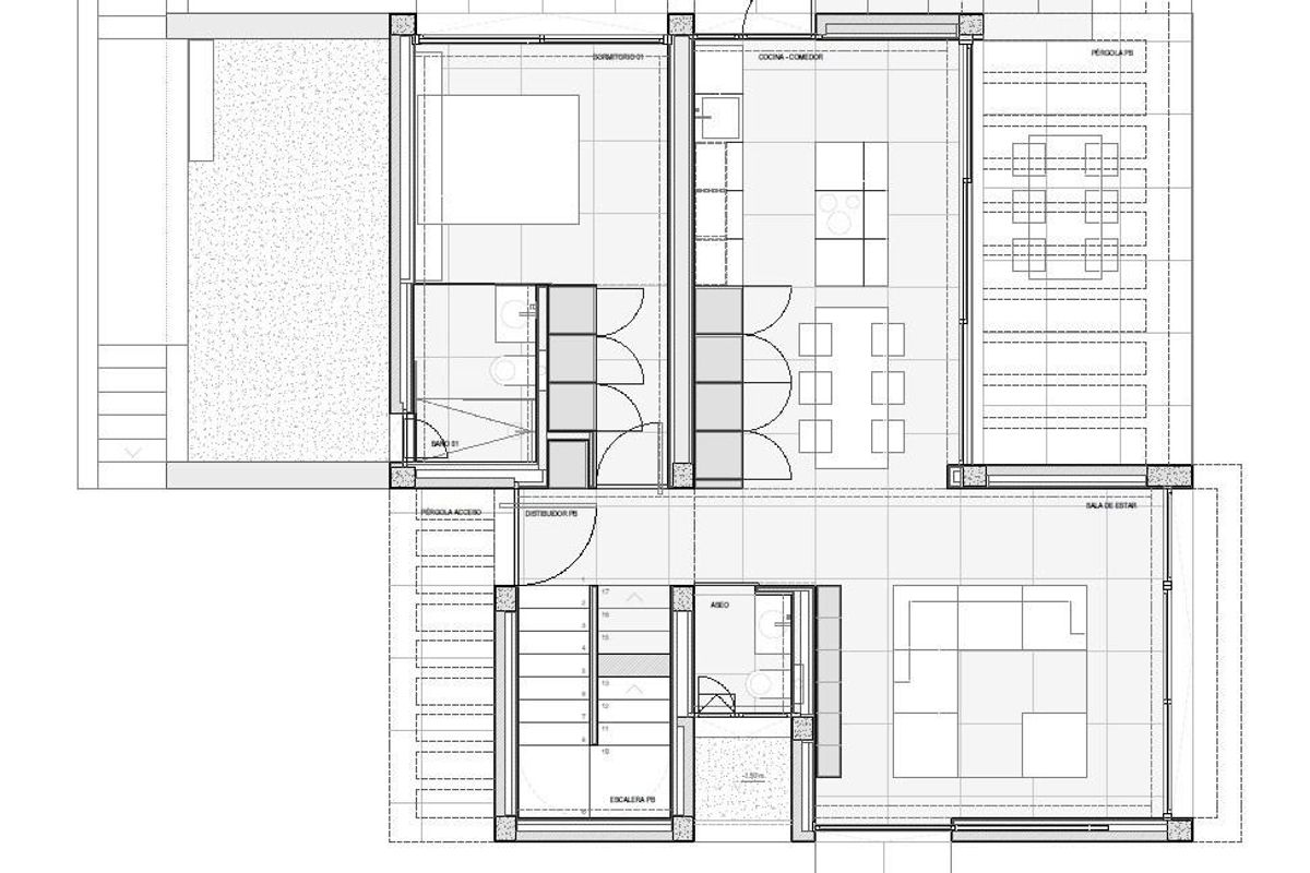 Buitenaanzicht van villa in Polop