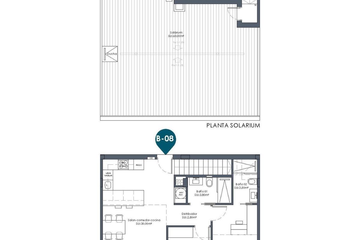 Blick vom Penthouse in Los Alcazares