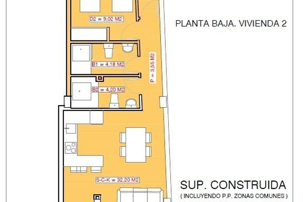 2-Hálószoba Földszinti Apartman Torrevieja - Kép 17