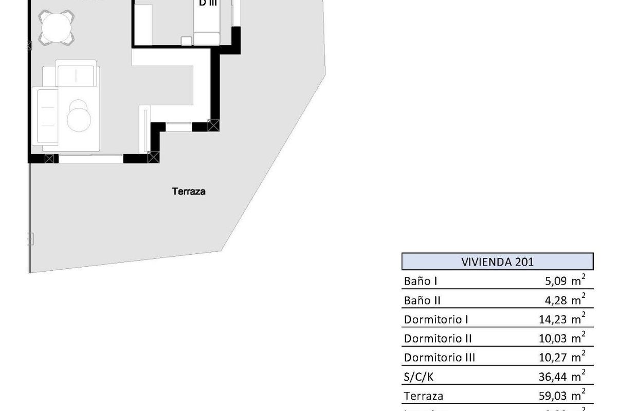 3-Hálószobás Apartman San Miguel Medence - Kép 15