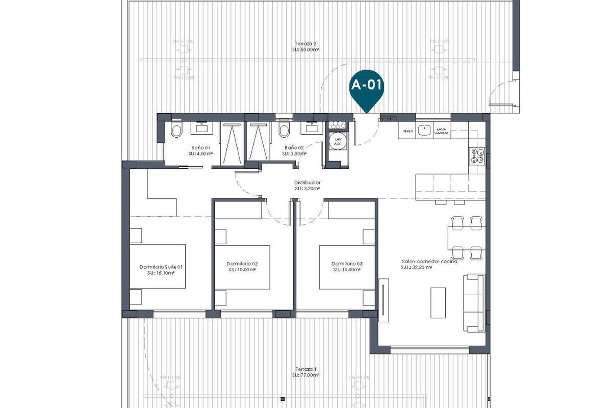 3-Hálószobás Földszinti Lakás Los Alcazares Terasz - Kép 13