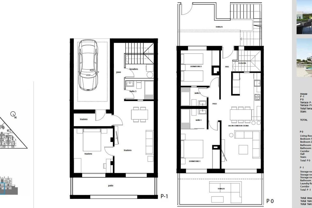Gedetailleerde plattegrond van een 2-slaapkamer appartement in Torrevieja, met indeling en belangrijke kenmerken.