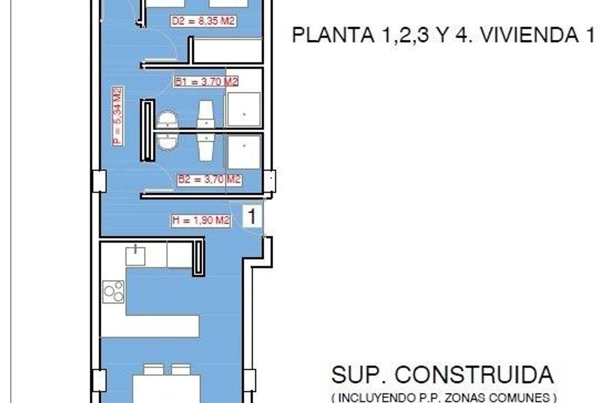 2-Hálószoba Apartman Torrevieja Terasz - Kép 17