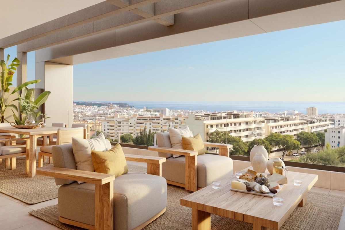 Exclusief woonresort in Estepona met uitzicht op zee en mediterrane levensstijl