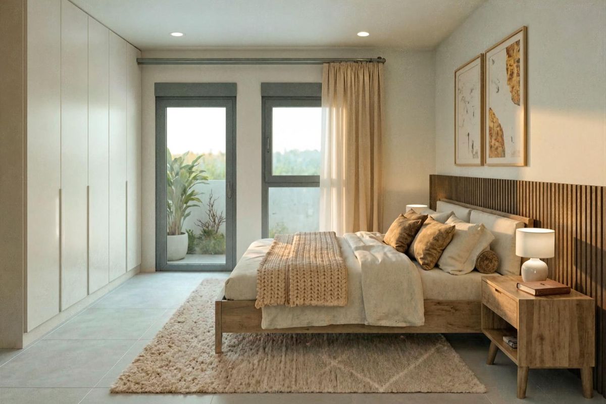 2-Schlafzimmer Villa Mazarron Solarium - Bild 11