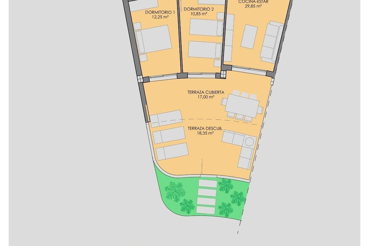 2-Hálószobás Földszinti Apartman Los Alcazares - Kép 20