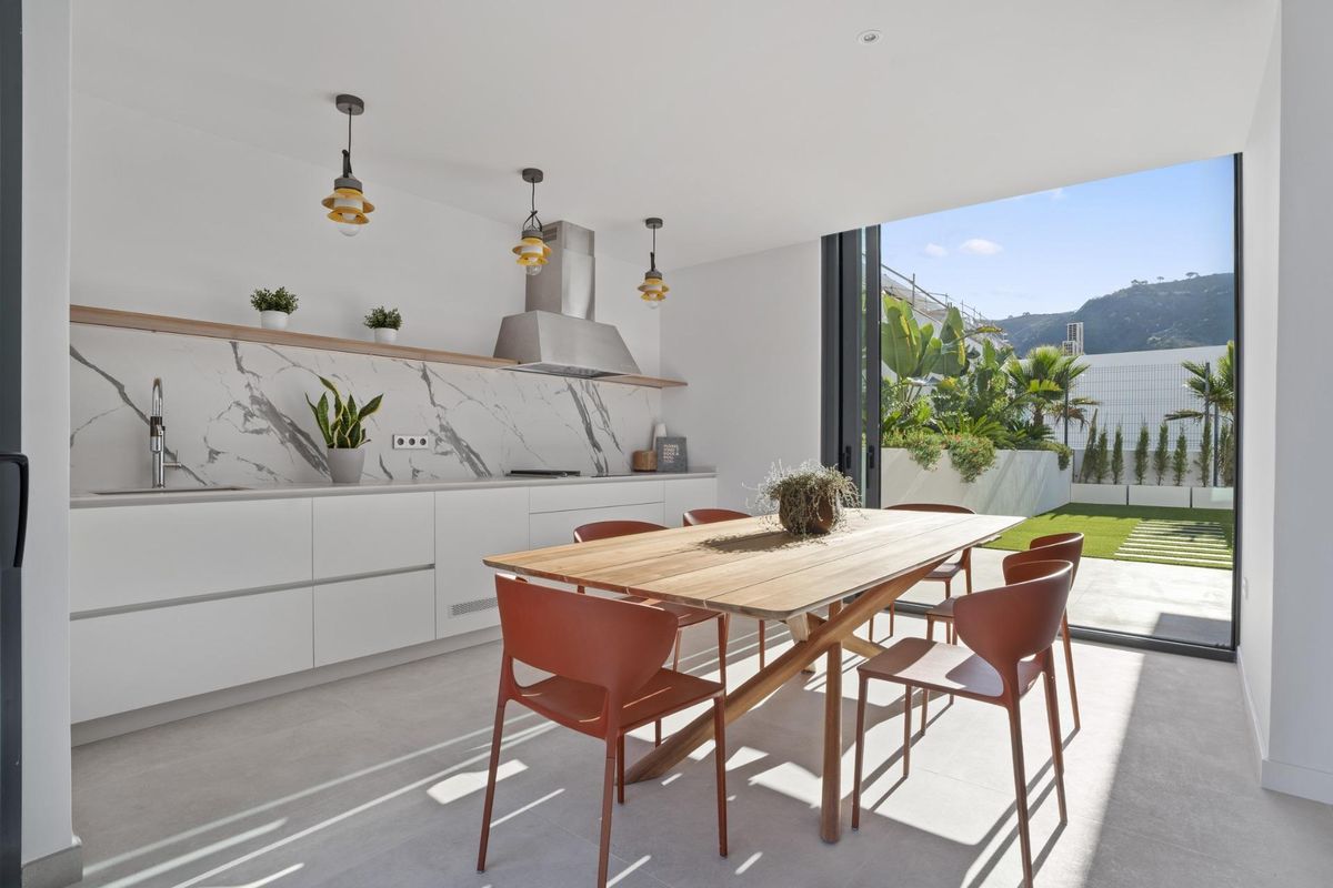 Eingang der Villa in Rincon de Loix, Benidorm