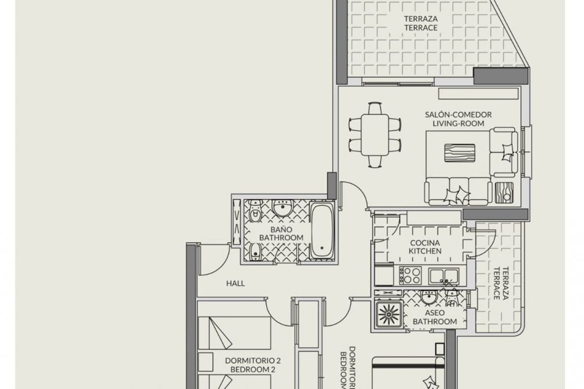 Calpe apartment building facade