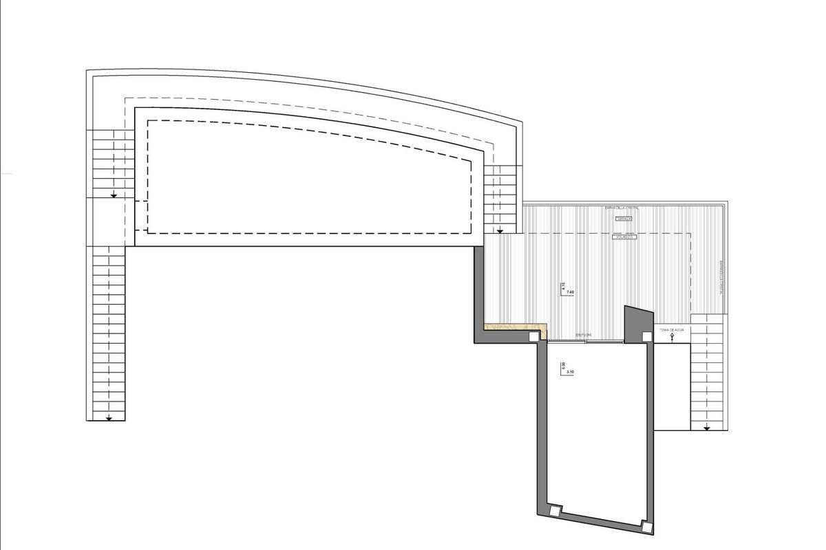 3-Schlafzimmer Villa Benitachell Meerblick - Bild 17