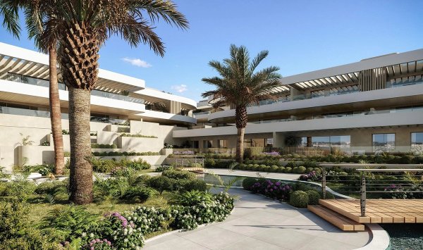 Appartement in El Campanario, Estepona met terras