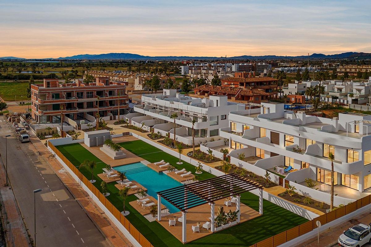 Nieuwbouw wooncomplex nabij Serena Golf en de Mar Menor in Los Alcazares