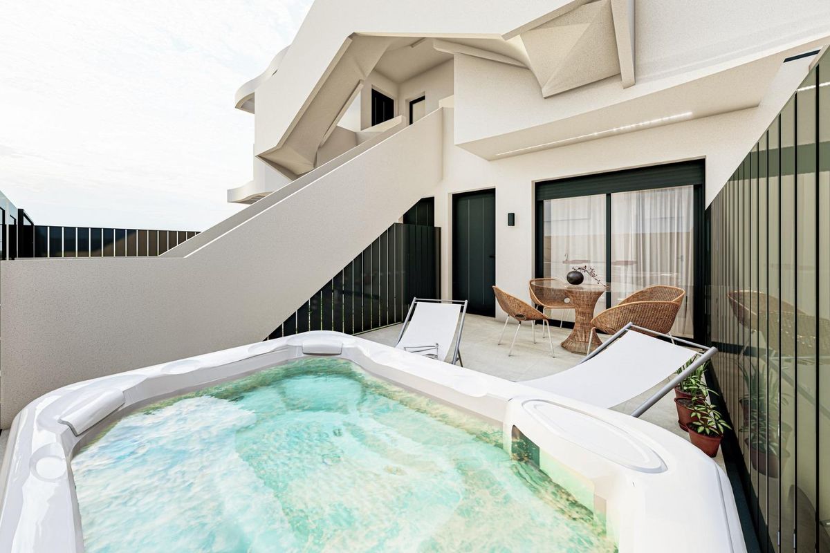 Kleinschalige nieuwbouwwoningen in San Pedro del Pinatar, op slechts 800 m van het strand