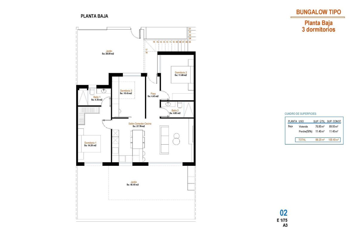 Konyha részlet Alhama De Murcia bungalow