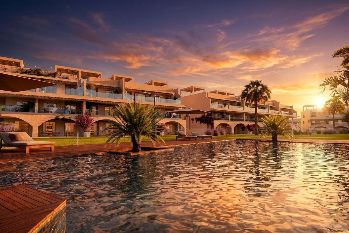 Essbereich der Erdgeschosswohnung in Vera Playa