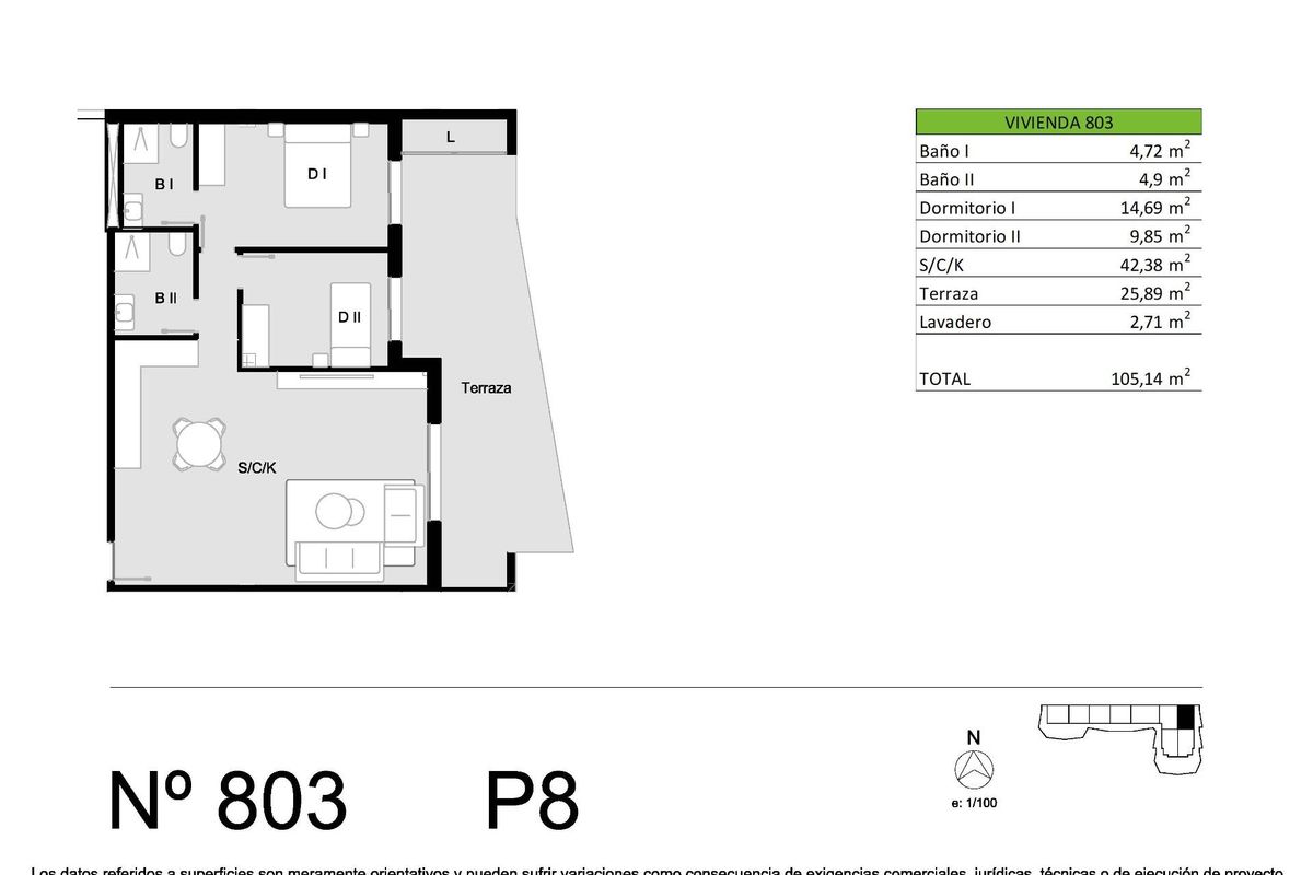 2 Hálószobás Apartman San Miguel Terasz - Kép 15