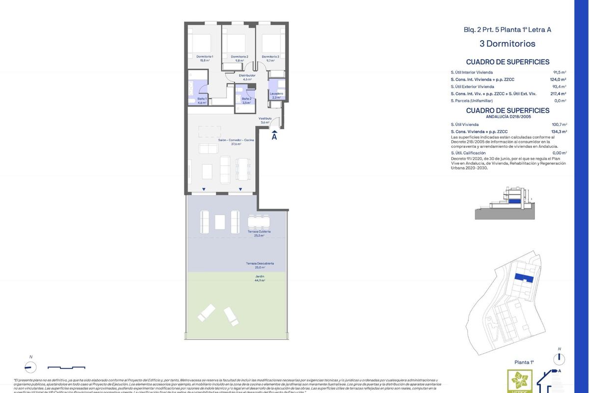 3-Bedroom Ground Floor Apartment in Estepona