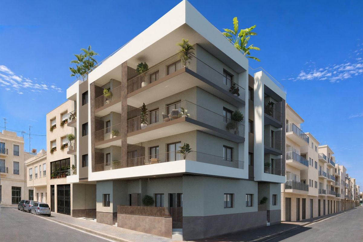 Moderne keuken in penthouse Santa Pola