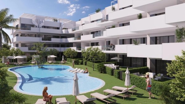 3-bed apartment in La Nucia with pool view