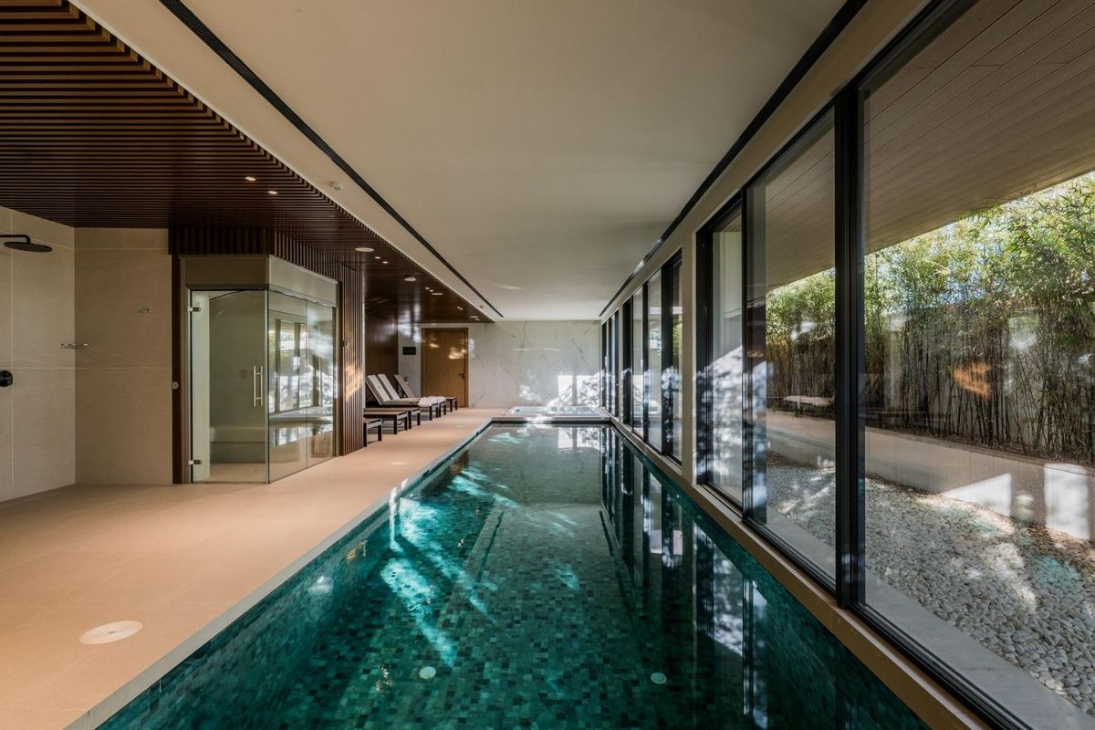 Fitnessruimte in het wooncomplex