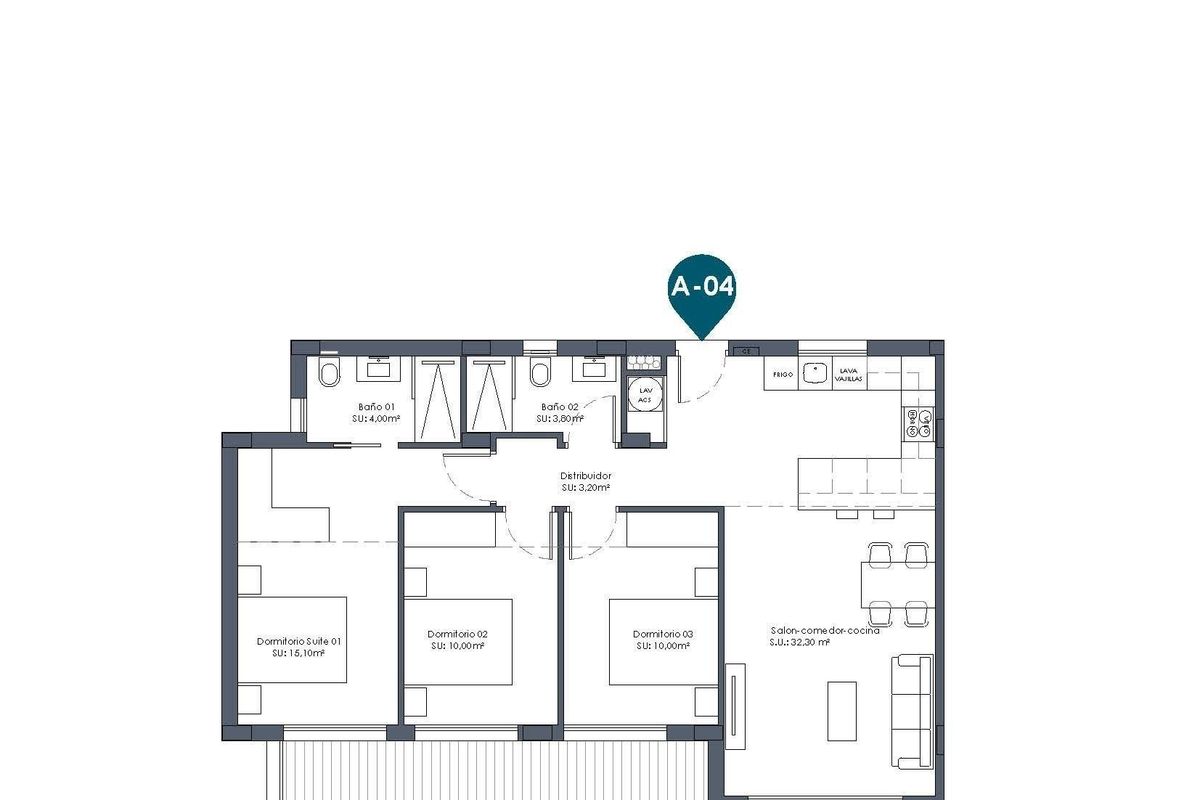 3-Hálószobás Apartman Los Alcazares Terasz - Kép 11