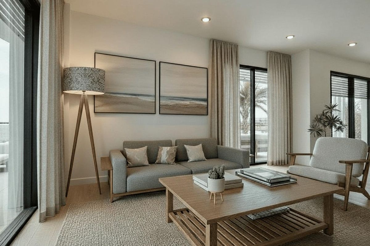 Aussicht vom Apartment in Los Alcazares