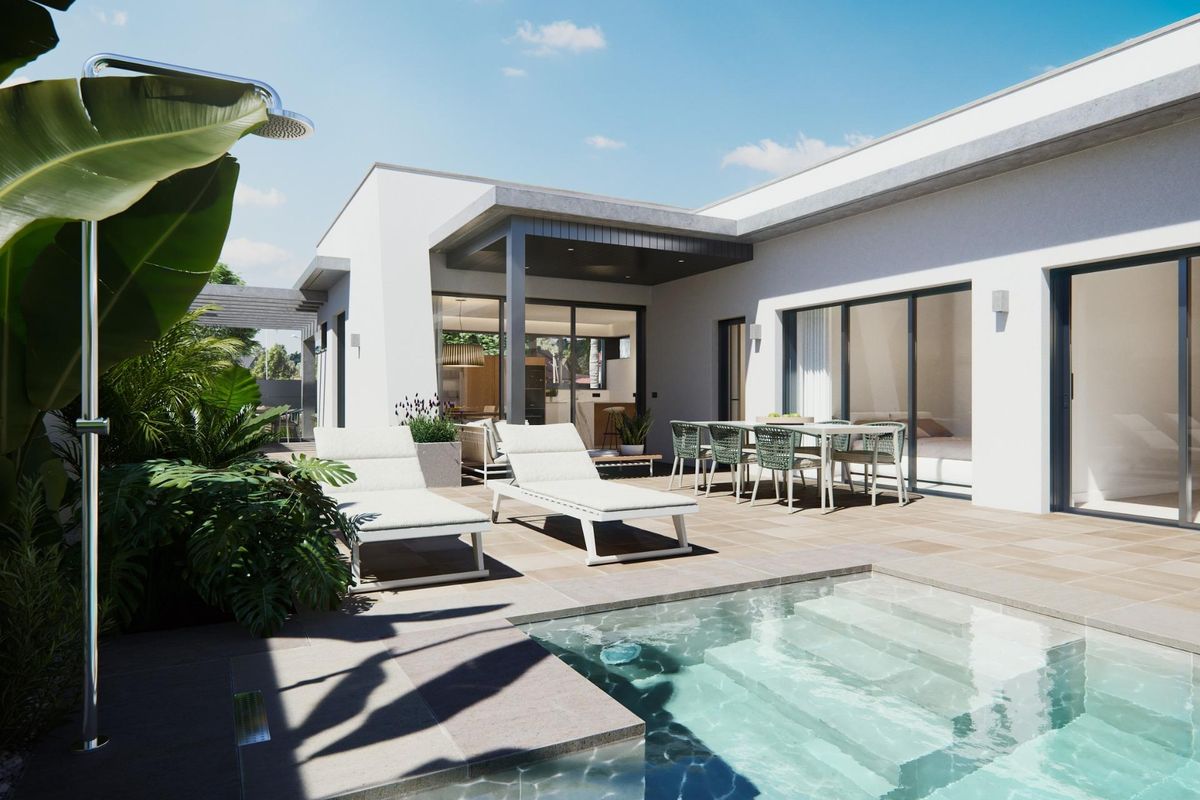 Moderne 3-slaapkamer villa in San Javier met privézwembad en strakke binnen-buiten leefruimte