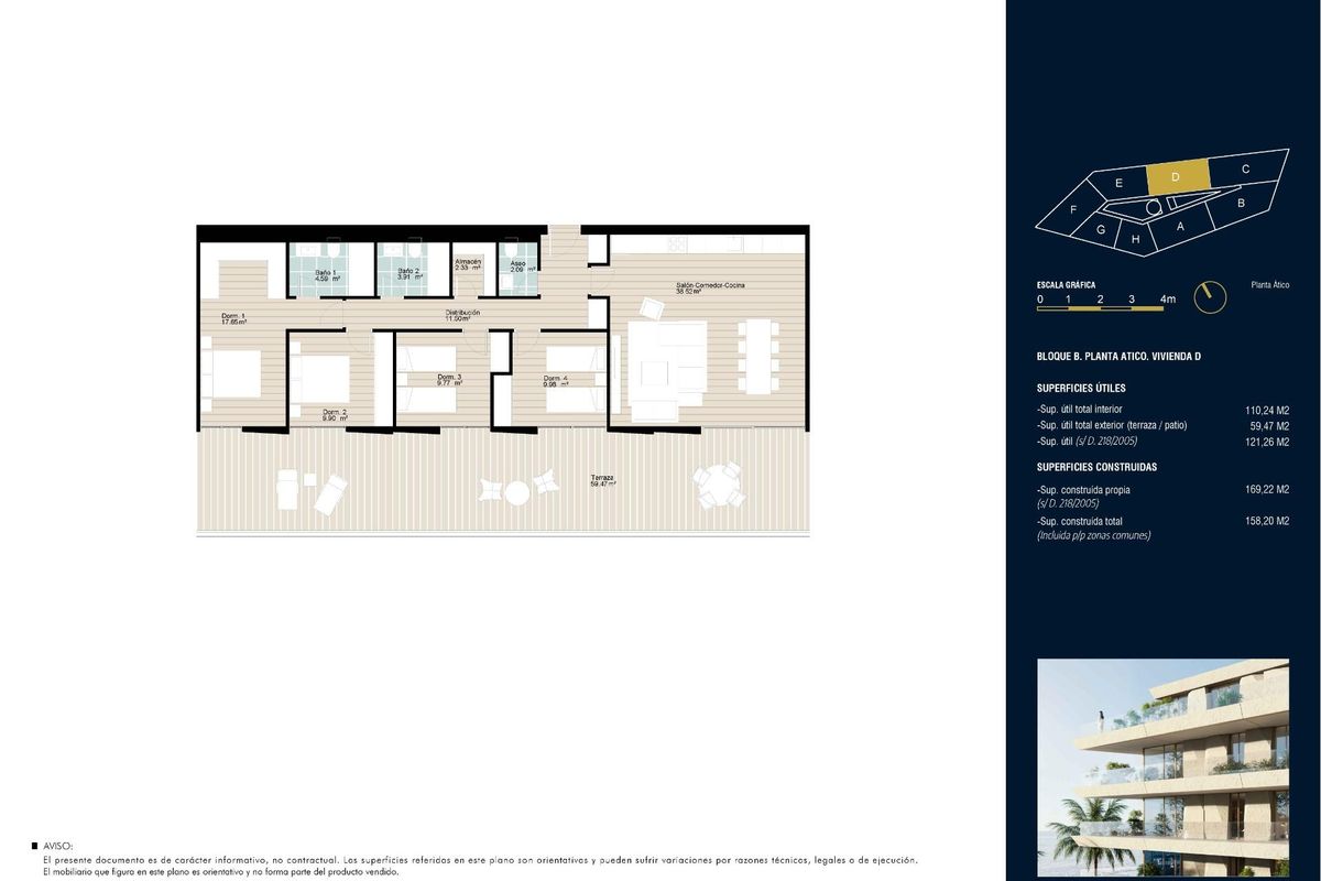 4-Bedroom Penthouse in Manilva
