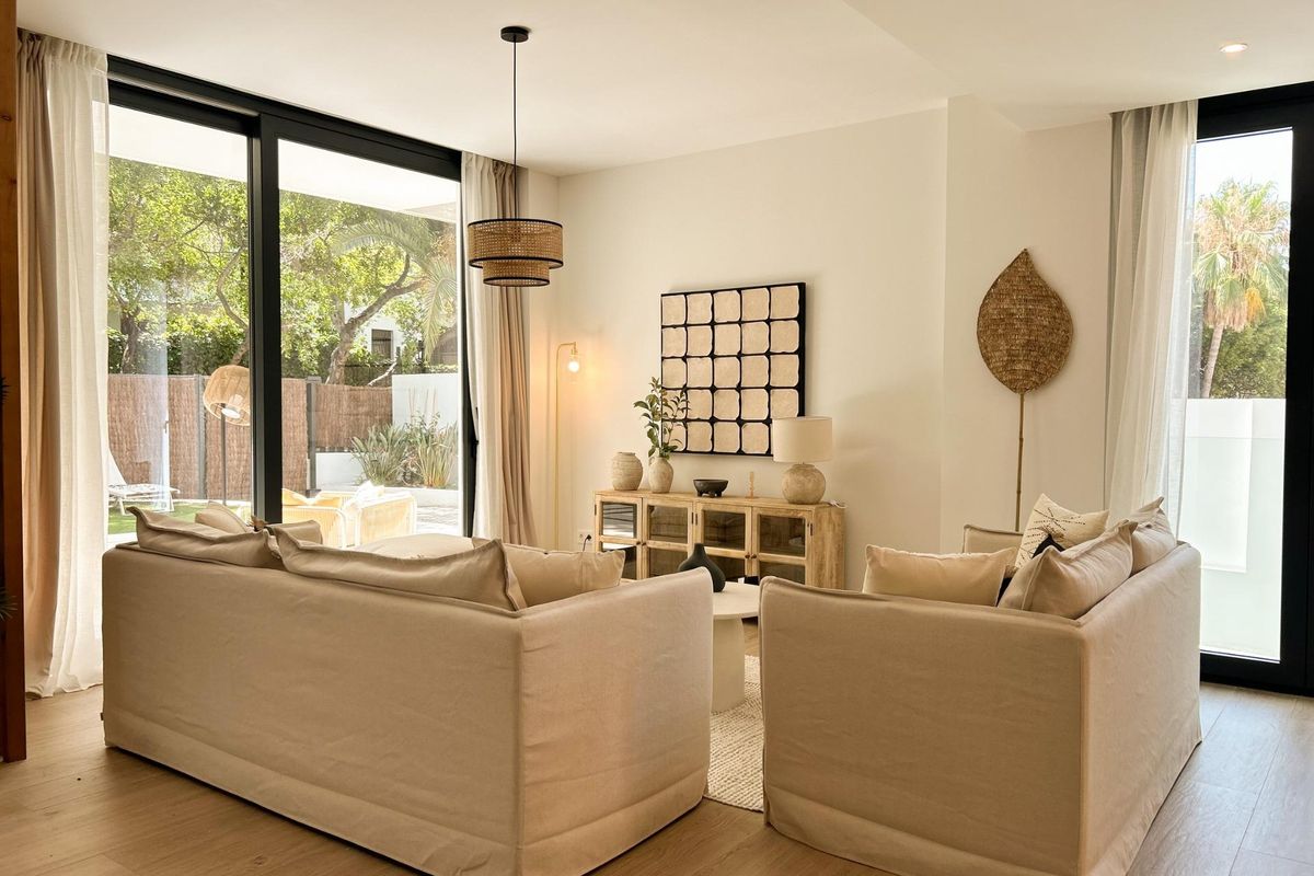 Essbereich im Stadthaus in Málaga