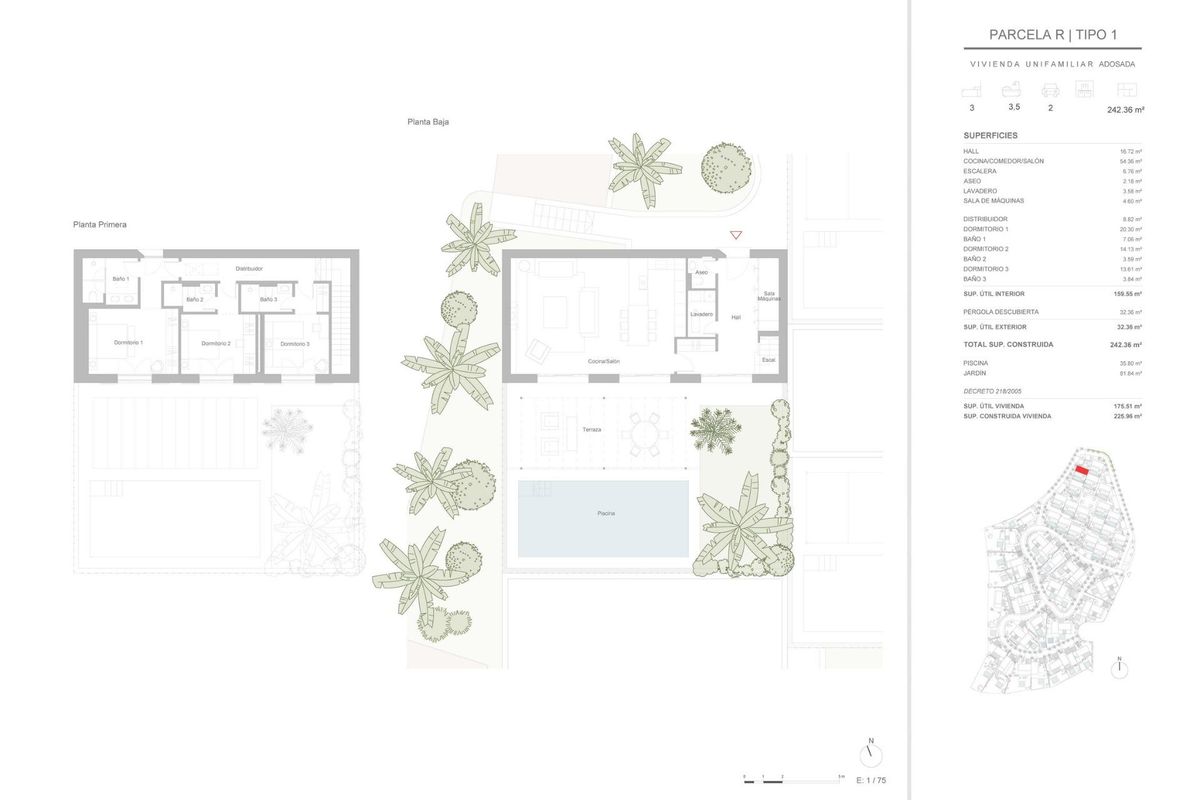 Sotogrande villa aerial view